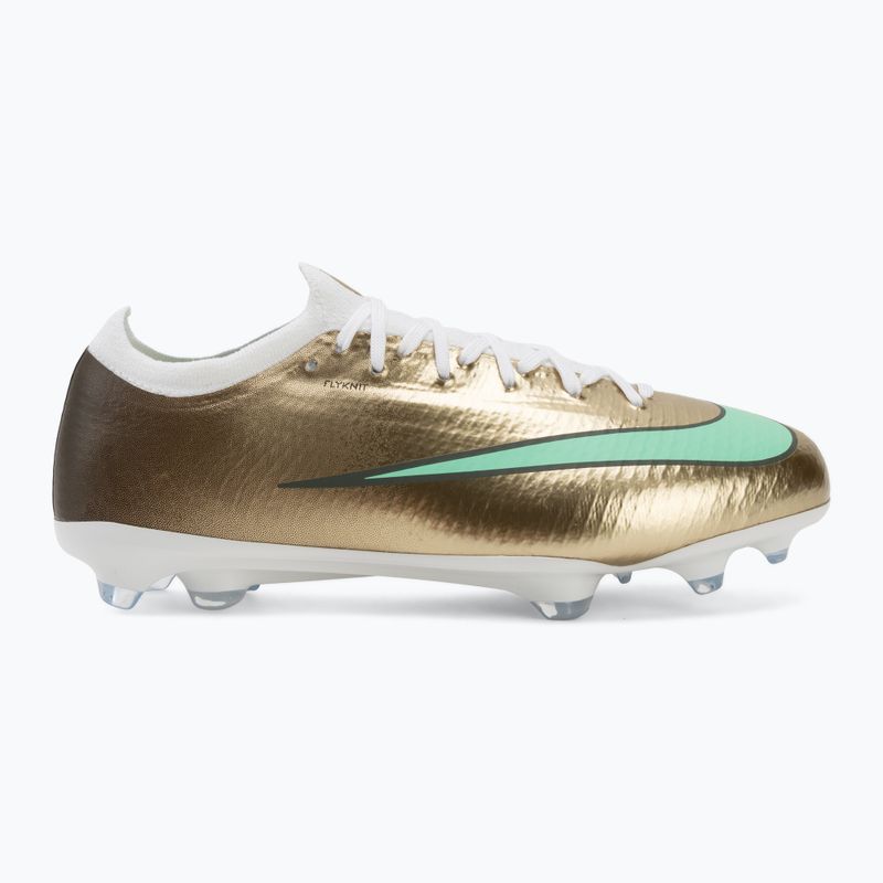Children's football boots Nike Jr. Vapor 17 Pro "Kylian Mbappé" Metallic Gold/Green Glow 2