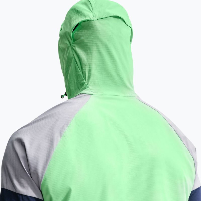 Men's running jacket Nike Impossibly Light Windrunner midnight navy/illusion green/wolf grey 7
