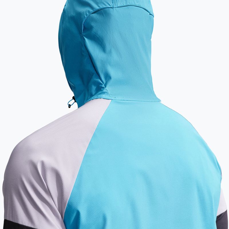 Men's running jacket Nike Impossibly Light Windrunner black/light current blue/wolf grey 6