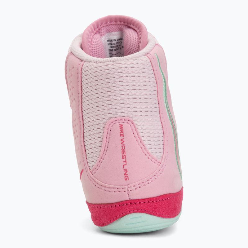 Wrestling shoes Nike Inflict 4 pink foam/desert pink/pink rise/rrtic green 6