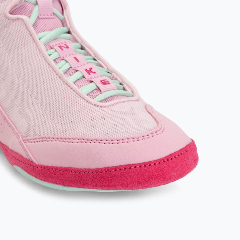 Wrestling shoes Nike Inflict 4 pink foam/desert pink/pink rise/rrtic green 7