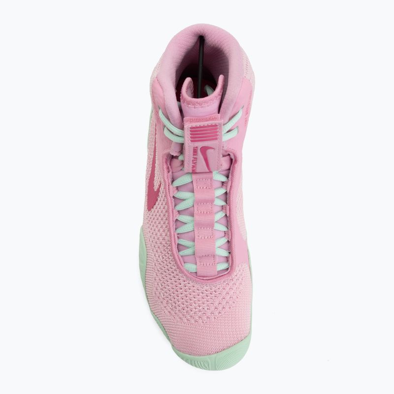 Wrestling shoes Nike Tawa pink foam/pink rise/arctic green/desert pink 5