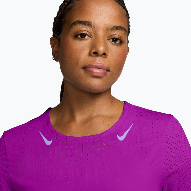 Women's running shirt Nike AeroSwift Dri-Fit ADV vivid purple/purple pulse 3