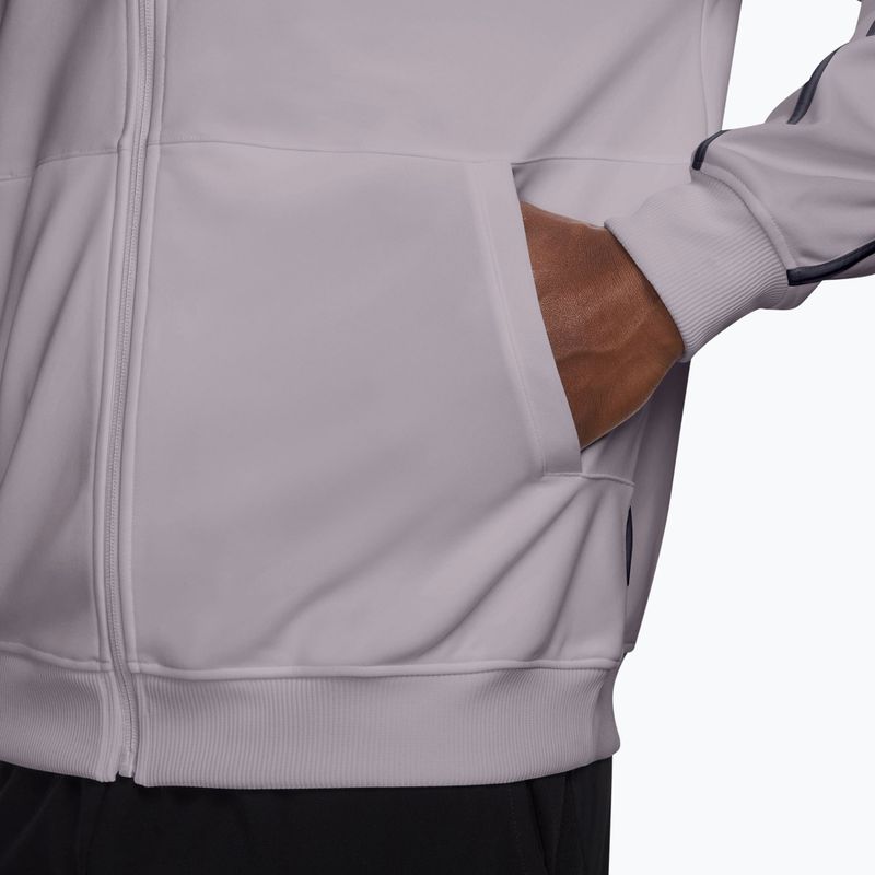 Men's tennis sweatshirt Nike Court Heritage silver lilac/gridiron 3