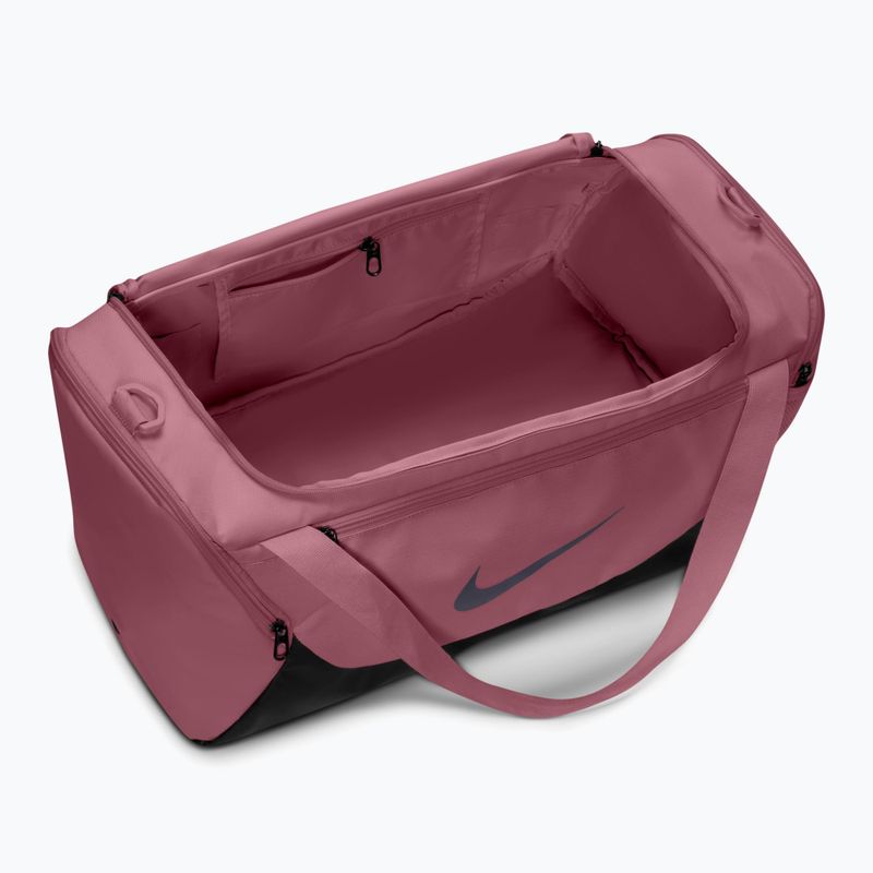 Training bag Nike Brasilia 40 l pink smoke/black/gridiron 4