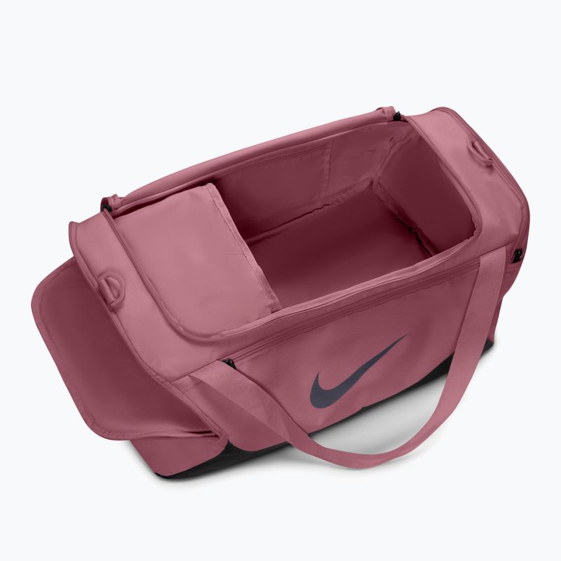 Training bag Nike Brasilia 40 l pink smoke/black/gridiron 5