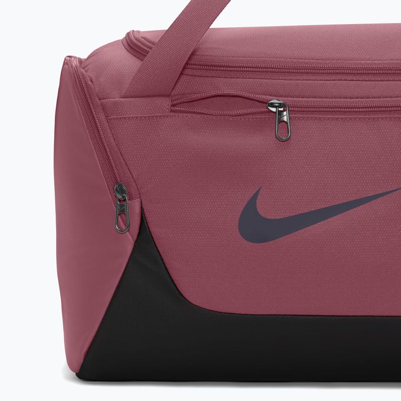 Training bag Nike Brasilia Duffel Extra Small 24 l pink smoke/black/gridiron 6