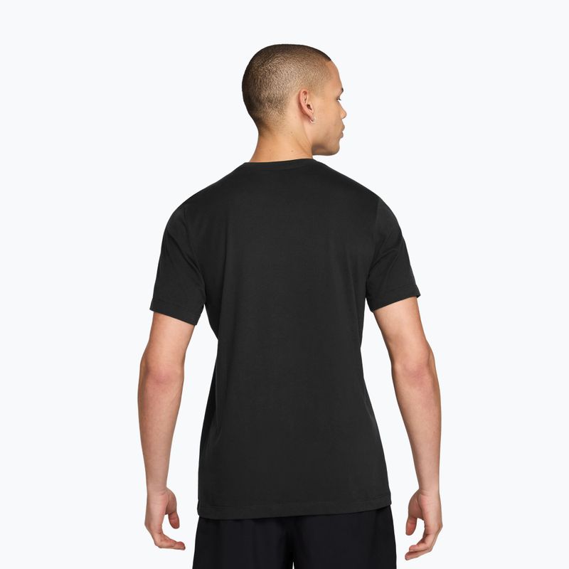 Men's running shirt Nike Dri-Fit Running T-Shirt black/bright spruce 2