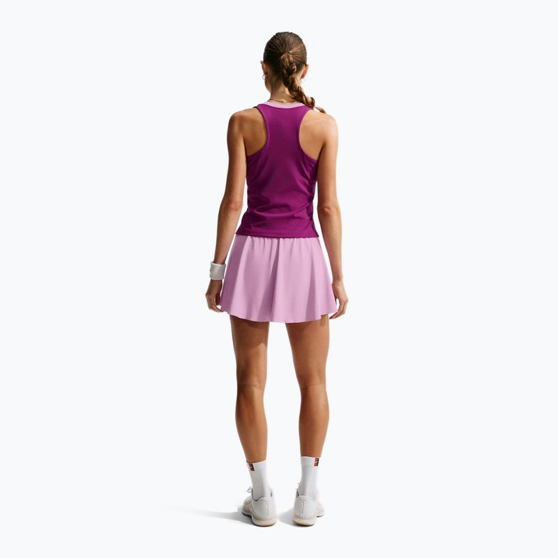 Kids tennis t-shirt Nike Court Advantage true berry/white 3