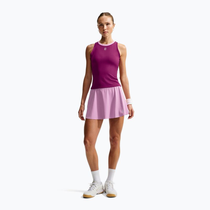 Tennis skirt Nike Court Advantage orchid/white 2