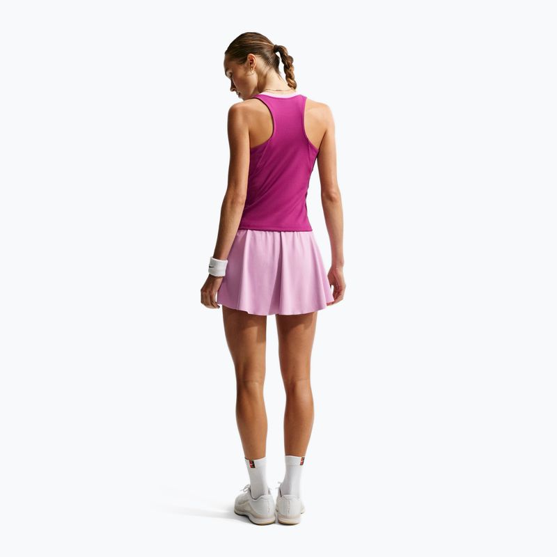 Tennis skirt Nike Court Advantage orchid/white 3