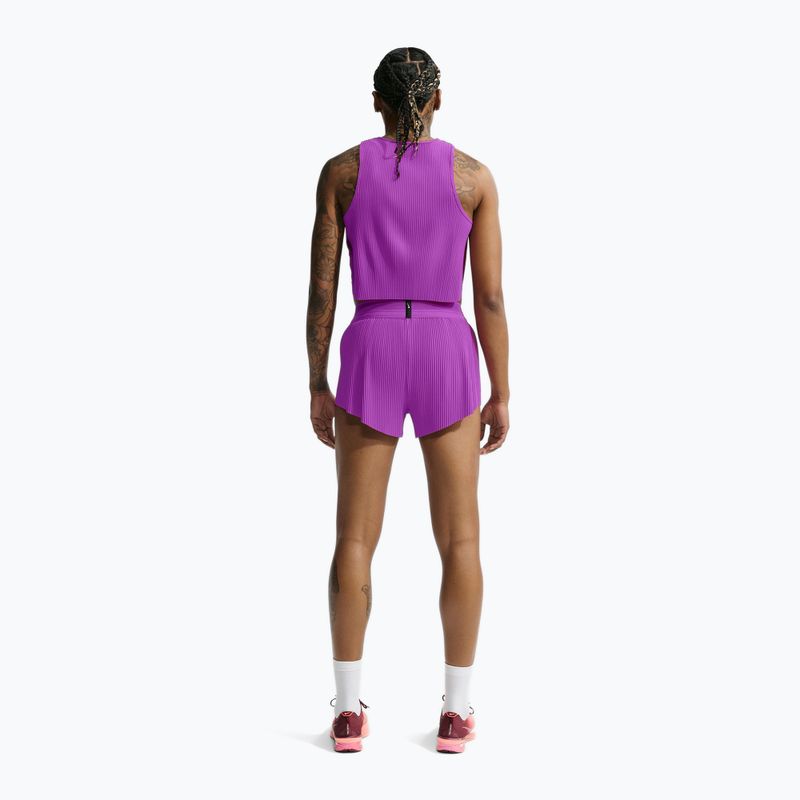 Women's running shirt Nike AeroSwift Dri-Fit ADV vivid purple/purple pulse 3
