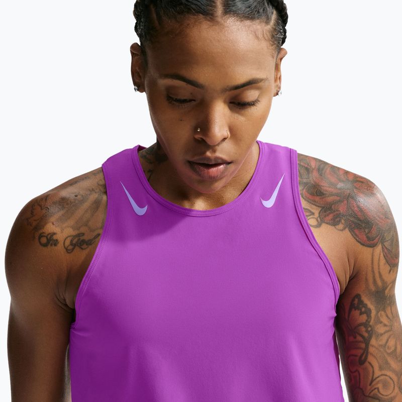 Women's running shirt Nike AeroSwift Dri-Fit ADV vivid purple/purple pulse 6