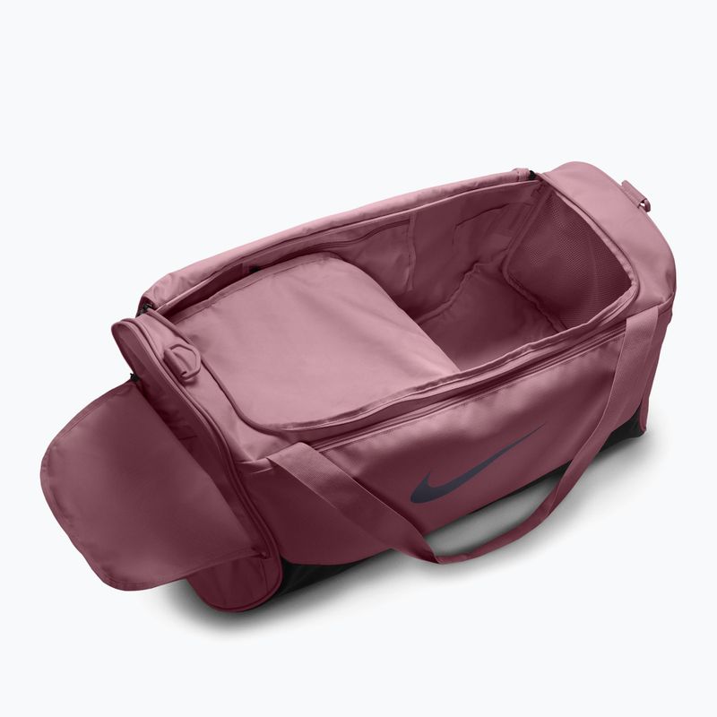Training bag Nike Brasilia 60 l pink smoke/black/gridiron 5