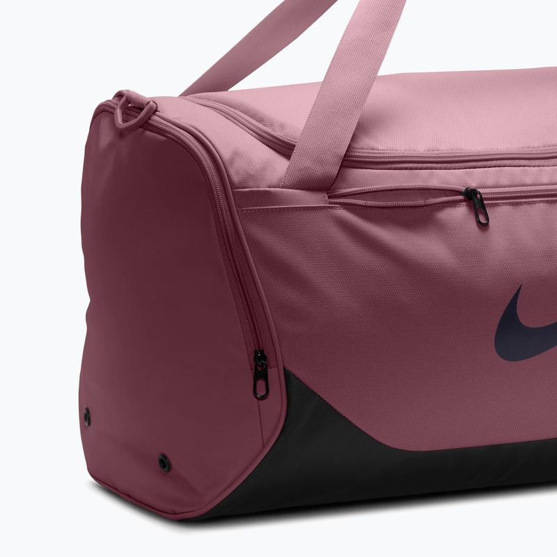 Training bag Nike Brasilia 60 l pink smoke/black/gridiron 6