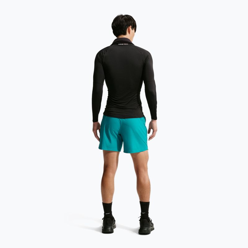 Men's shorts Nike Pro Training Dri-Fit 6" energy/bright spruce 3