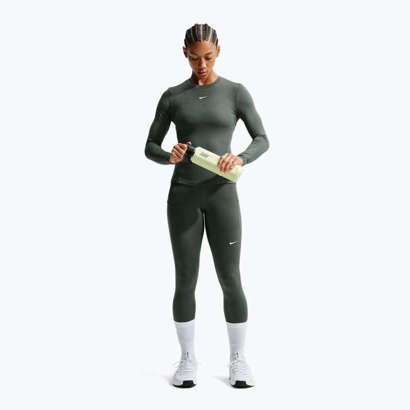 Women's training longsleeve Nike One Fitted camo green/white 2