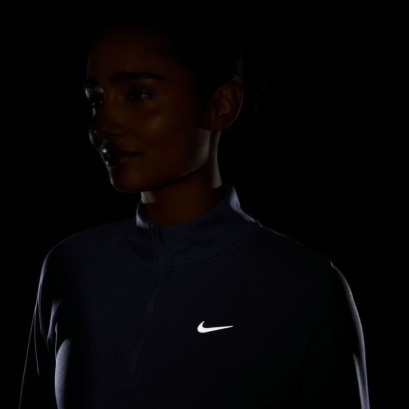Women's running longsleeve Nike Tempo Swoosh Run Dri-Fit 1/4-Zip LS gridiron/white 4