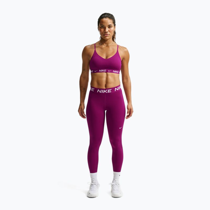 Women's sports bra Nike Dri-Fit Indy Light Support true berry 2