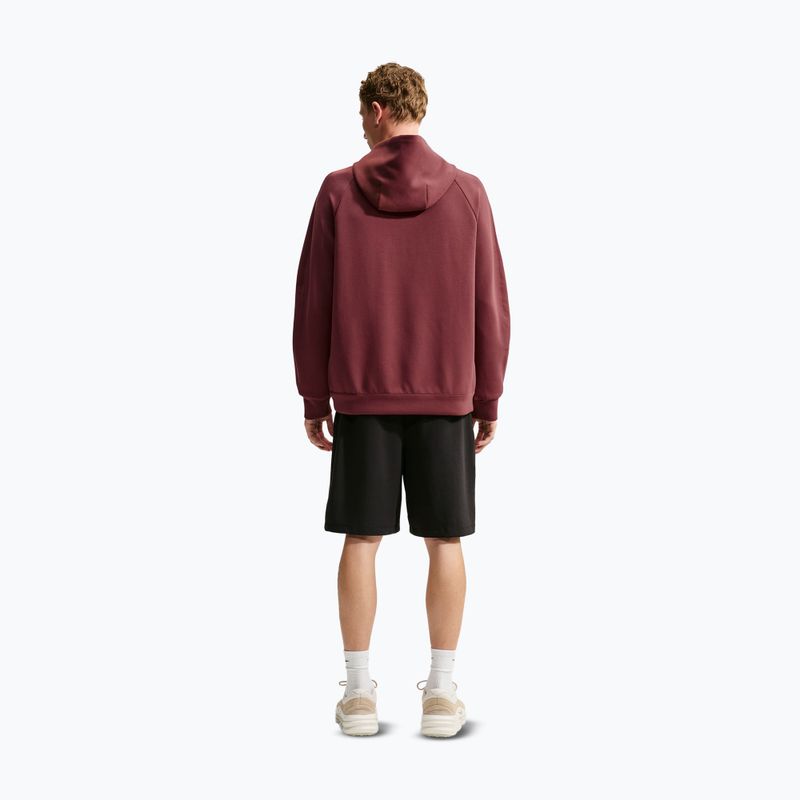 Men's training sweatshirt Nike 24.7 ImpossiblySoft Light Boulder/Black/Burgundy Crush 3