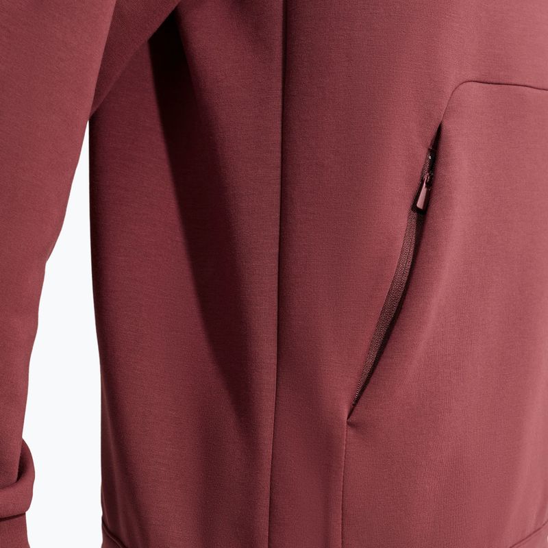 Men's training sweatshirt Nike 24.7 ImpossiblySoft Light Boulder/Black/Burgundy Crush 7