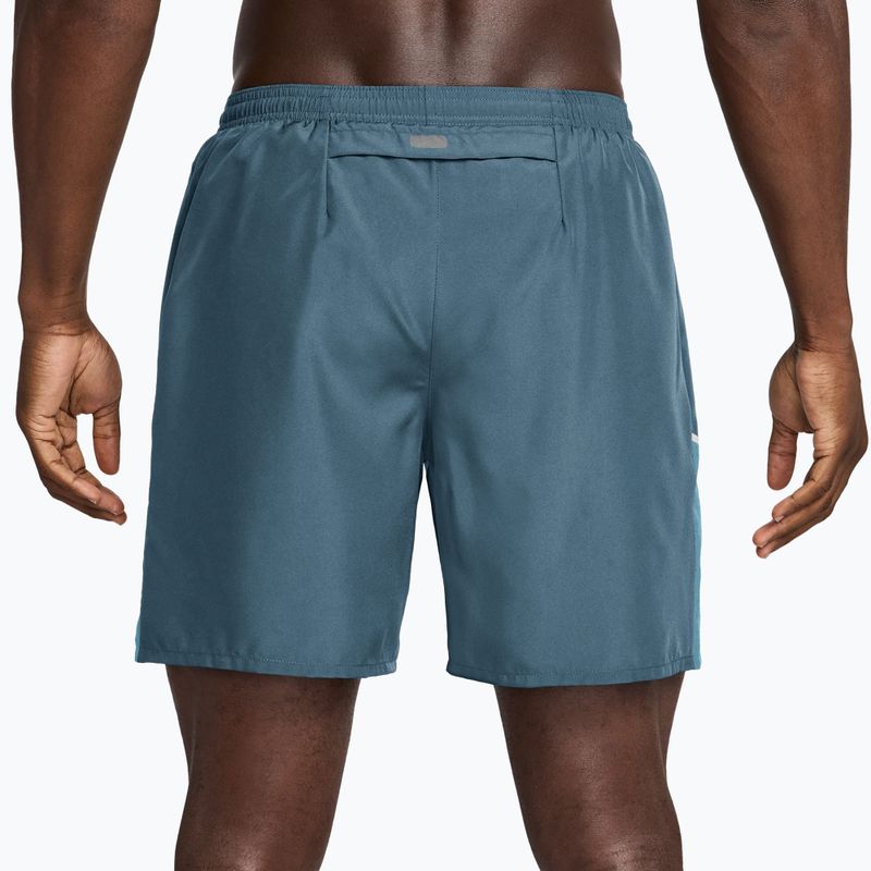 Men's running shorts Nike Miler Dri-Fit 2in1 7" smokey blue/cerulean 2