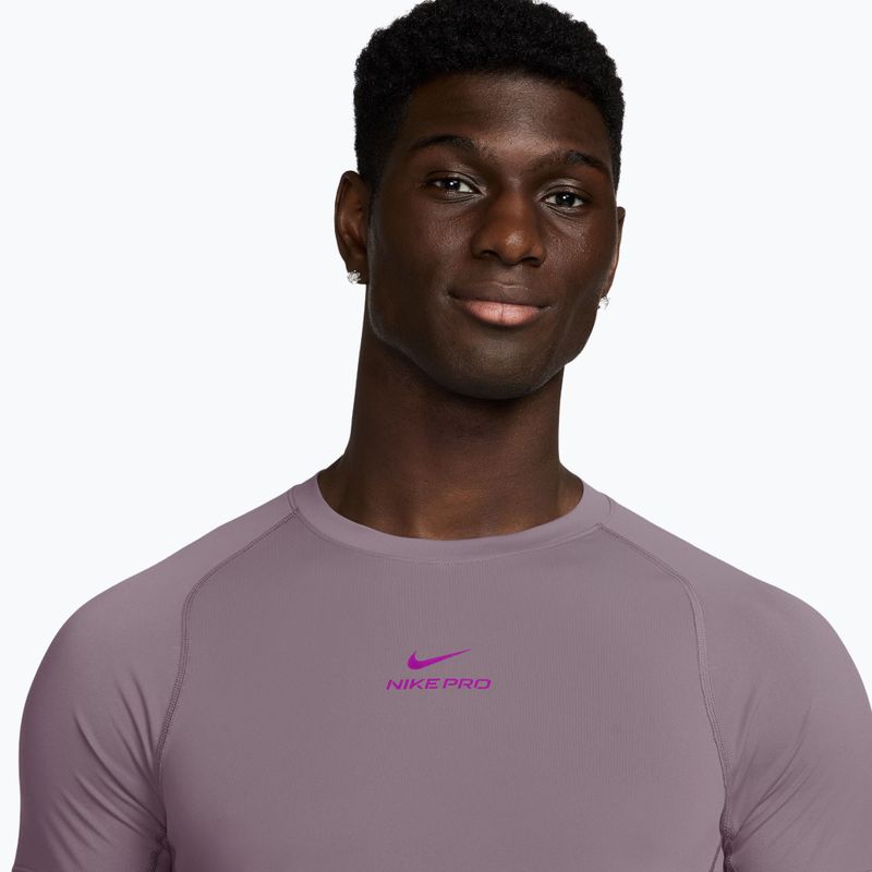 Men's training shirt Nike Pro Training Dri-Fit purple smoke/light violet ore/vivid purple 3