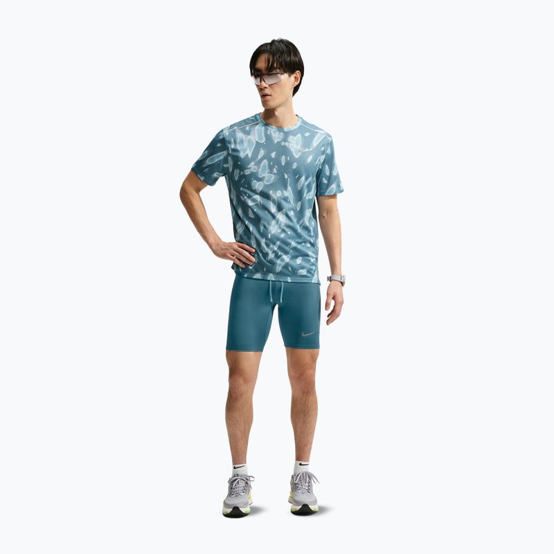 Men's running shorts Nike Fast Dri-Fit Brief Lined 1/2 Tight smokey blue 2
