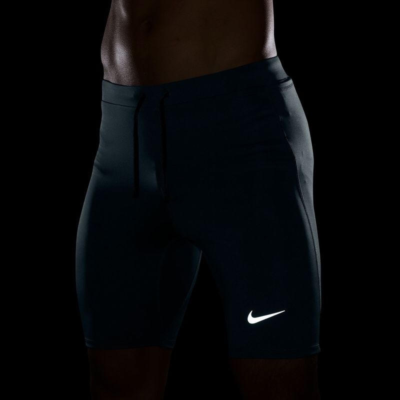 Men's running shorts Nike Fast Dri-Fit Brief Lined 1/2 Tight smokey blue 7