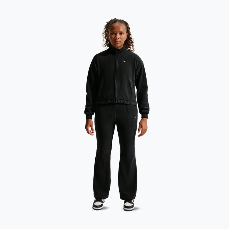Children's fleece sweatshirt Nike Sportswear black/white 2