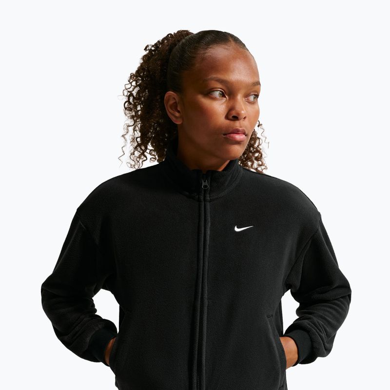 Children's fleece sweatshirt Nike Sportswear black/white 4