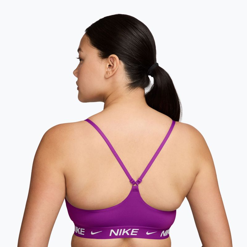 Women's sports bra Nike Dri-Fit Indy Light Support vivid purple 2