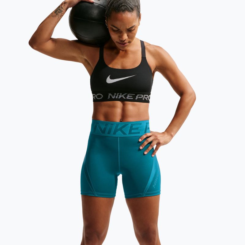 Women's training shorts Nike Pro Sculpt bright spruce/bright spruce 4