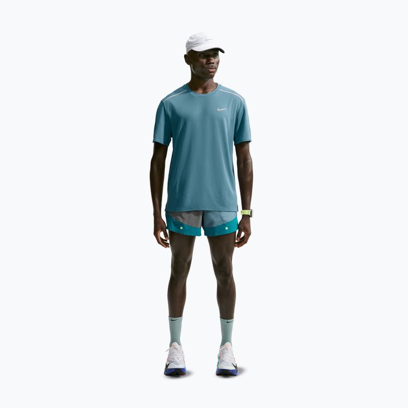 Men's running shirt Nike Miler Dri-Fit UV smokey blue 2