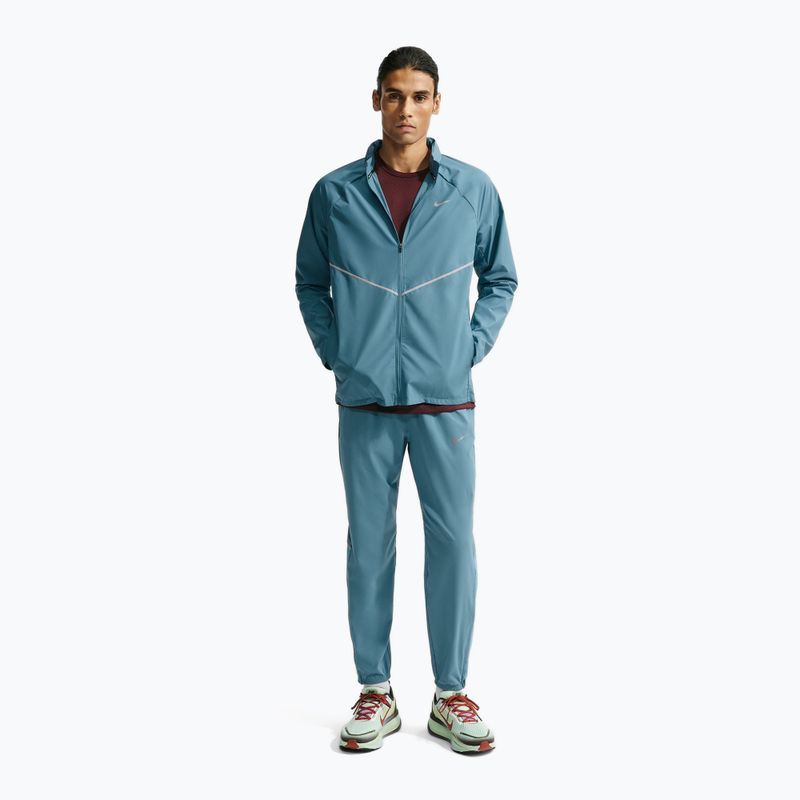 Men's running jacket Nike Miler Repel UV smokey blue/smokey blue 2