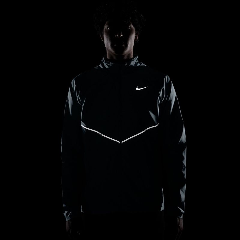 Men's running jacket Nike Miler Repel UV smokey blue/smokey blue 8