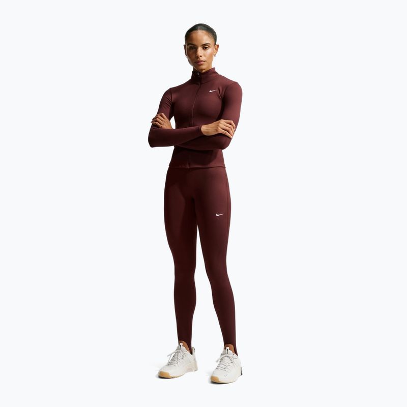 Women's training leggings Nike One mystic dates/white 2