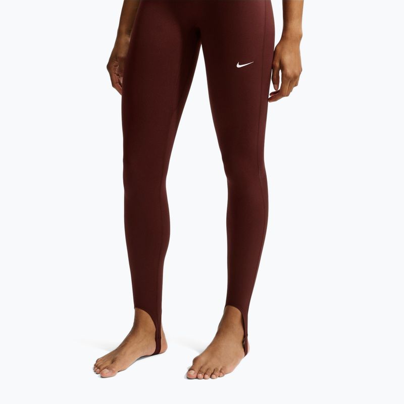 Women's training leggings Nike One mystic dates/white 4