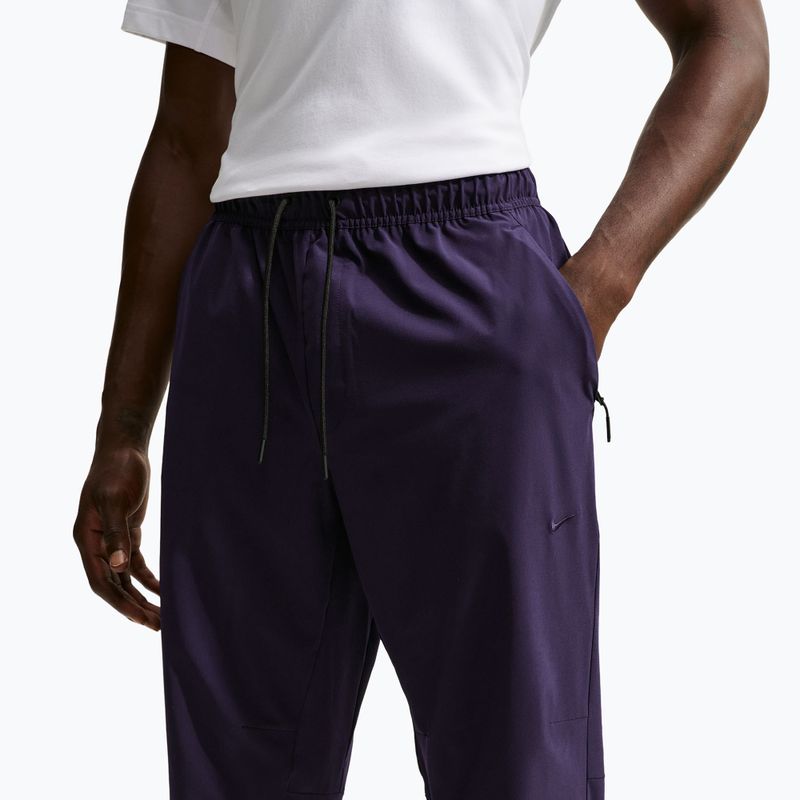 Men's trousers Nike Unlimited Dri-Fit Zippered Cuff Purple Dynasty/Black/Purple Dynasty 5