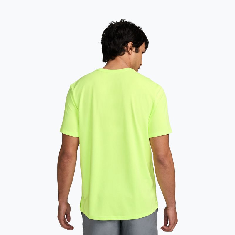 Men's running shirt Nike Miler Dri-Fit UV light lemon twist 2