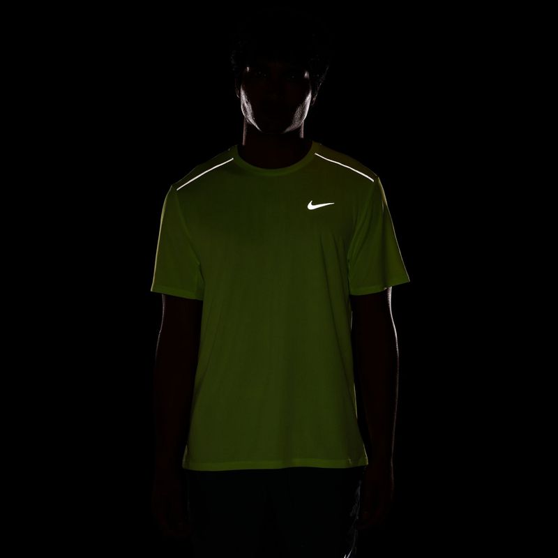 Men's running shirt Nike Miler Dri-Fit UV light lemon twist 4