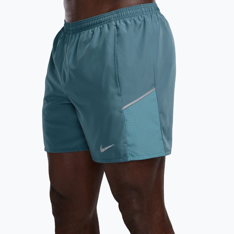 Men's running shorts Nike Miler Dri-Fit 2in1 5" IF2044 smokey blue/cerulean 3