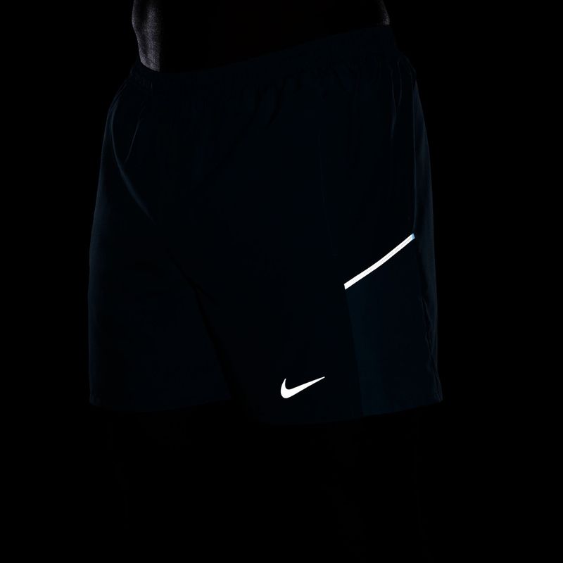 Men's running shorts Nike Miler Dri-Fit 2in1 5" IF2044 smokey blue/cerulean 5