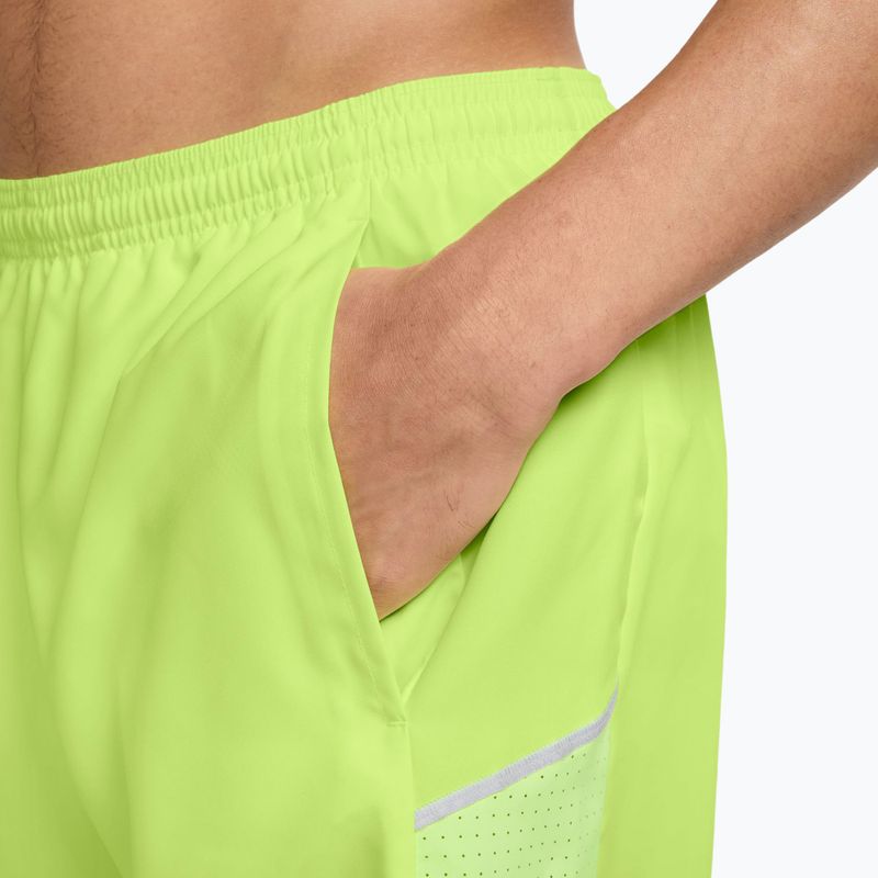 Men's shorts Nike Miler Dri-Fit Brief Lined 5" light lemon twist 4
