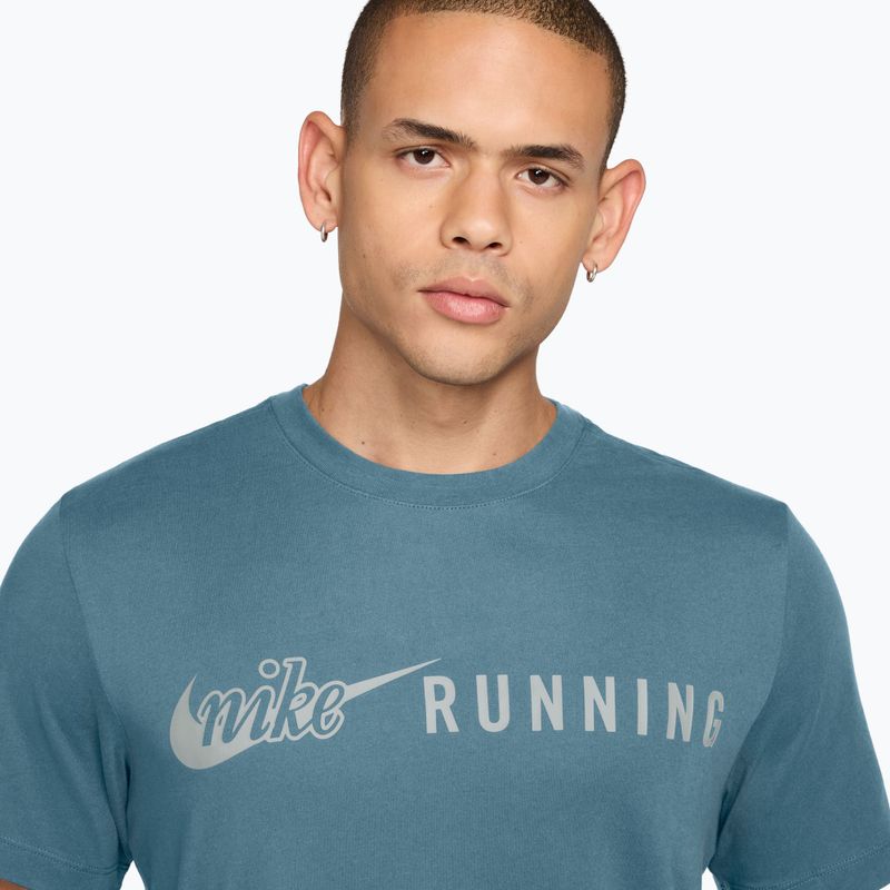 Men's running shirt Nike Dri-Fit Running T-Shirt smokey blue 3
