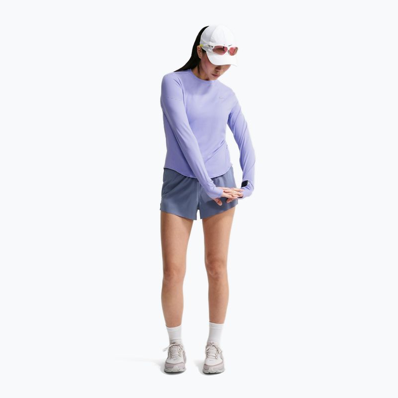 Women's running longsleeve Nike Swift Dri-FIT UV LS purple pulse 2