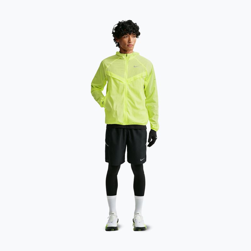 Men's running jacket Nike Stride Repel UV light lemon twist 2