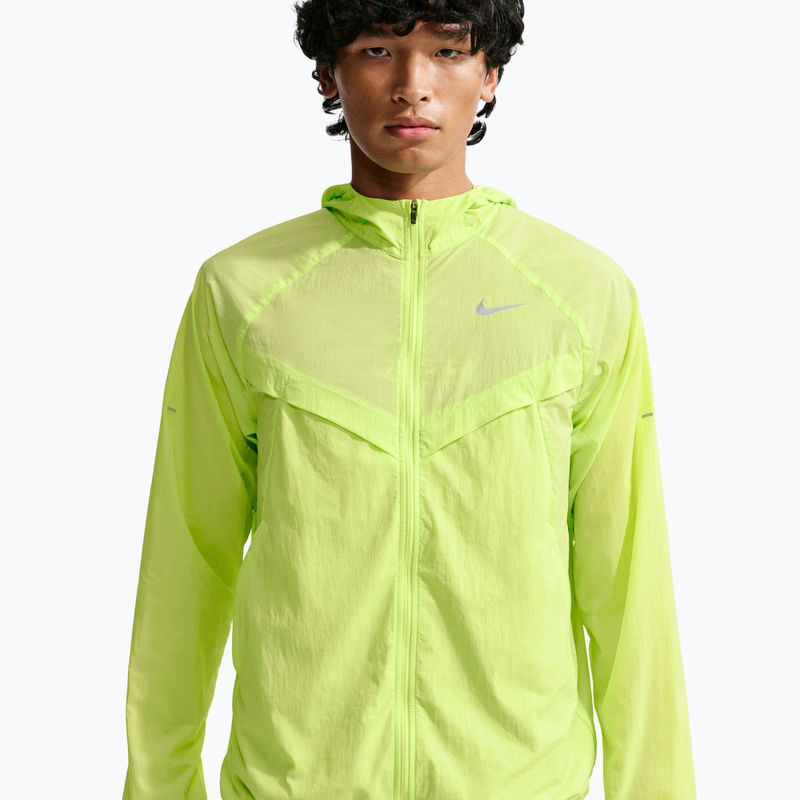 Men's running jacket Nike Stride Repel UV light lemon twist 4