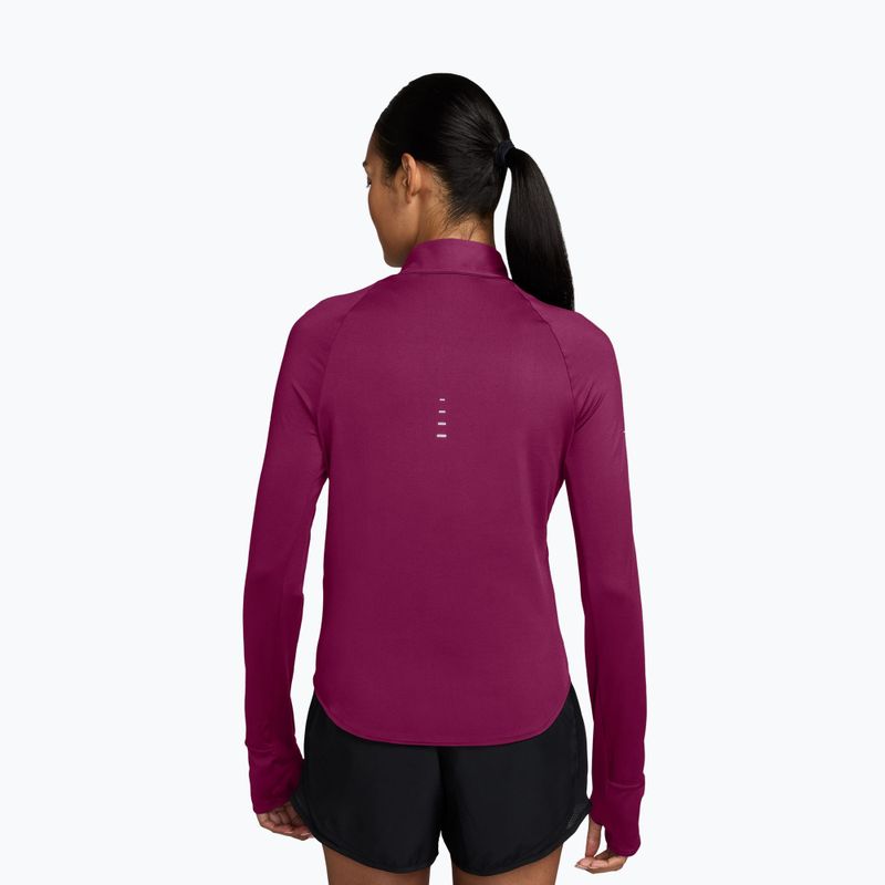 Women's running sweatshirt Nike Swift Dri-FIT UV 1/4-Zip true berry 2