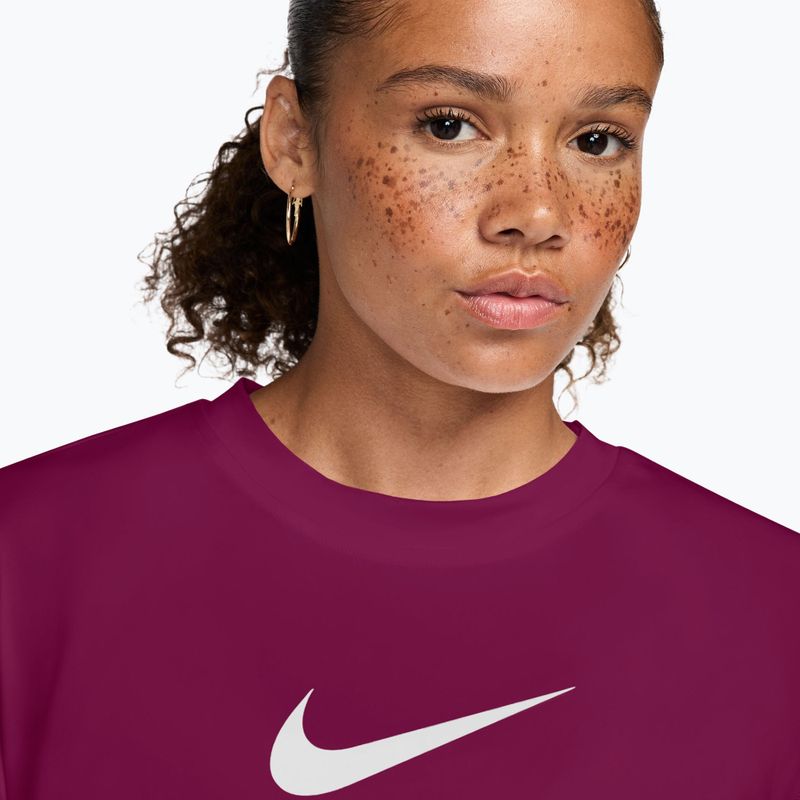 Women's training shirt Nike Pro Dri-Fit Loose true berry/white 3